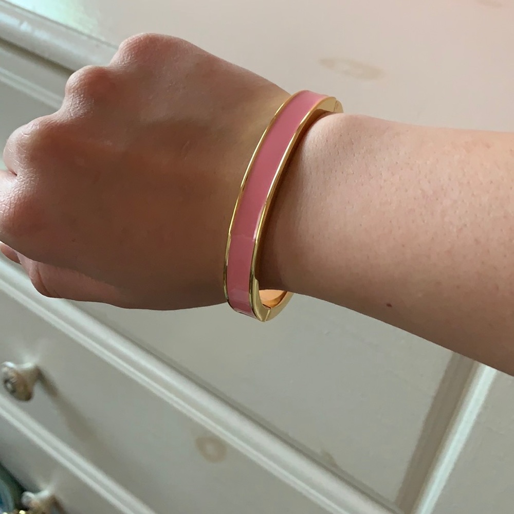 Talbots Pink Enamel Bangle